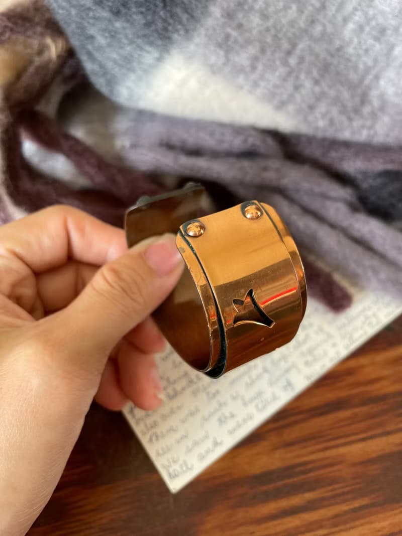 古董60~70年代銅飛燕手環手鐲 BR75