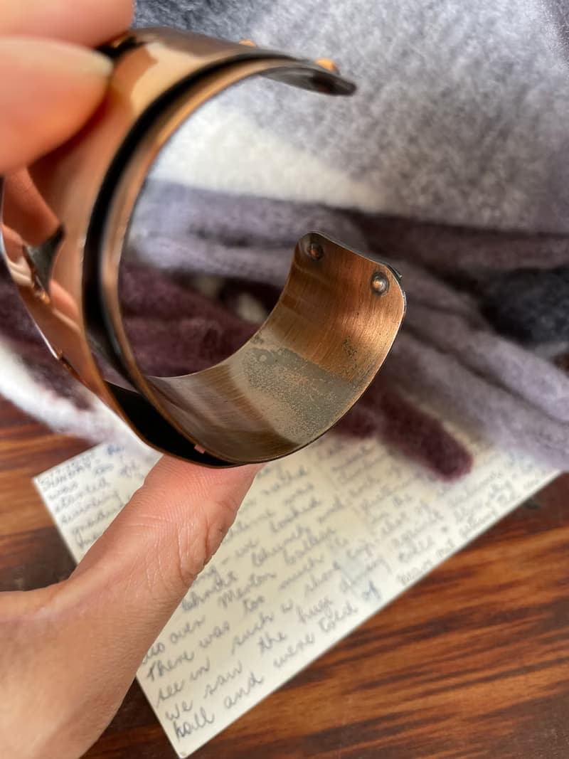 古董60~70年代銅飛燕手環手鐲 BR75