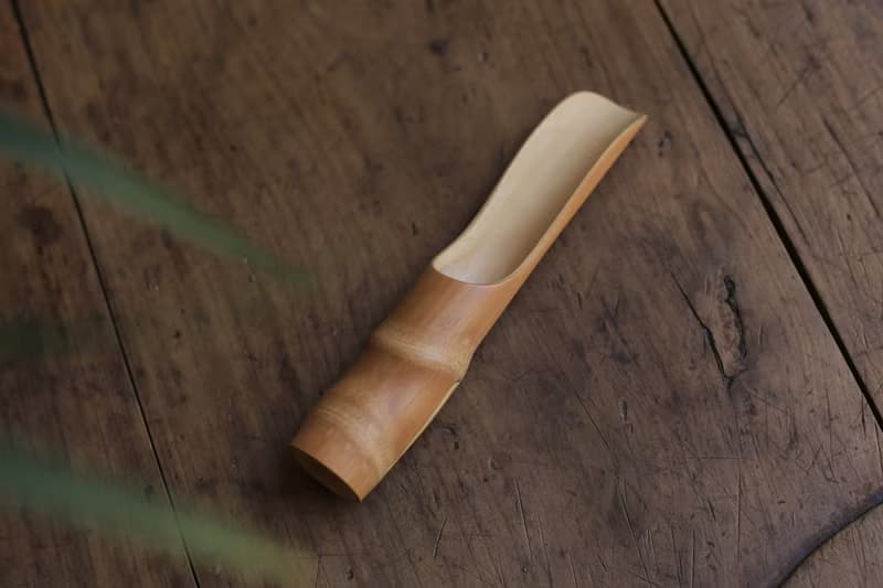 手工打磨原創竹製品 | 竹茶則 茶鏟 人面竹 | 一物一圖