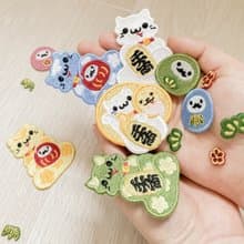 【巳蛇】蛇年 達摩|燙貼|刺繡貼紙|撕開即貼