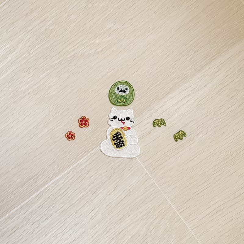 【巳蛇】蛇年 達摩|燙貼|刺繡貼紙|撕開即貼