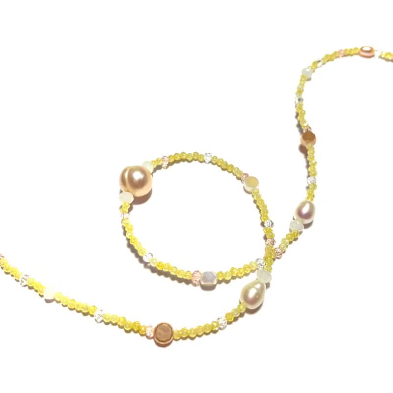 Fruit & Vegetable Collection - 009 Pineapple Pearl Necklace