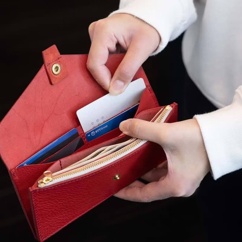 お札入れ 財布 薄い 革財布 レザー イタリアンレザー 革 レザーウォレット