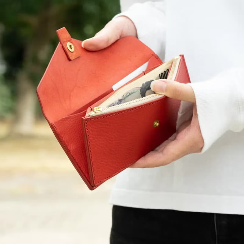 お札入れ 財布 薄い 革財布 レザー イタリアンレザー 革 レザーウォレット