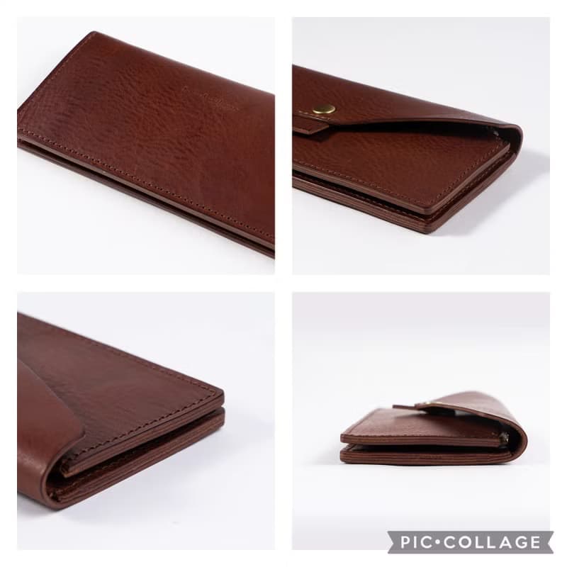 お札入れ 財布 薄い 革財布 レザー イタリアンレザー 革 レザーウォレット