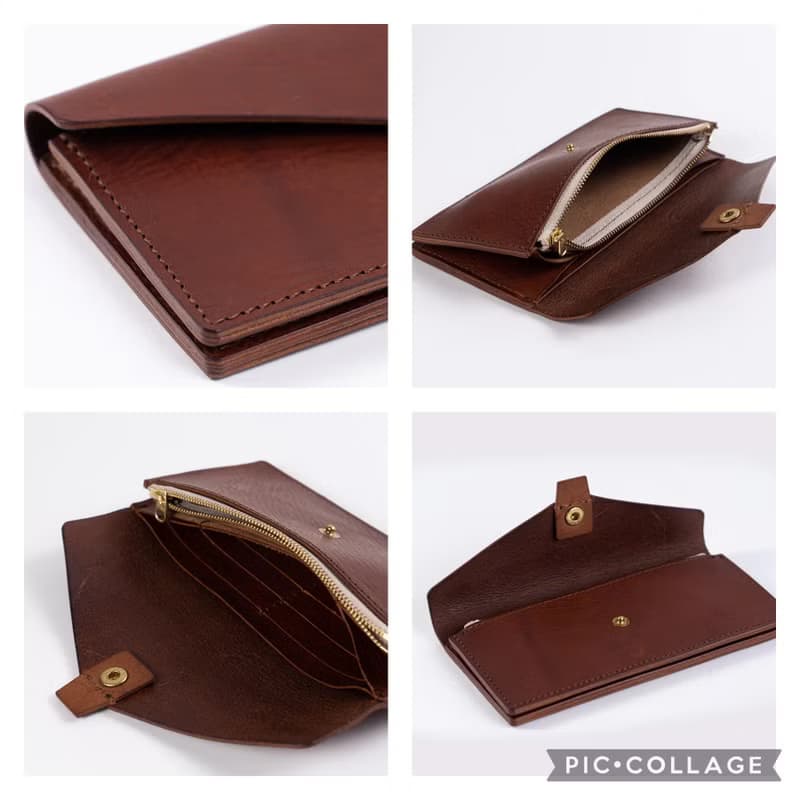 お札入れ 財布 薄い 革財布 レザー イタリアンレザー 革 レザーウォレット