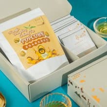 慕耕活 茶.米花禮盒-茶食禮盒