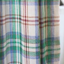 green check curtain (210cm)