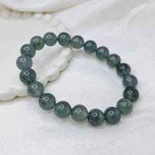 冰種超美危料藍水手珠珠串手串 |天然A貨翡翠