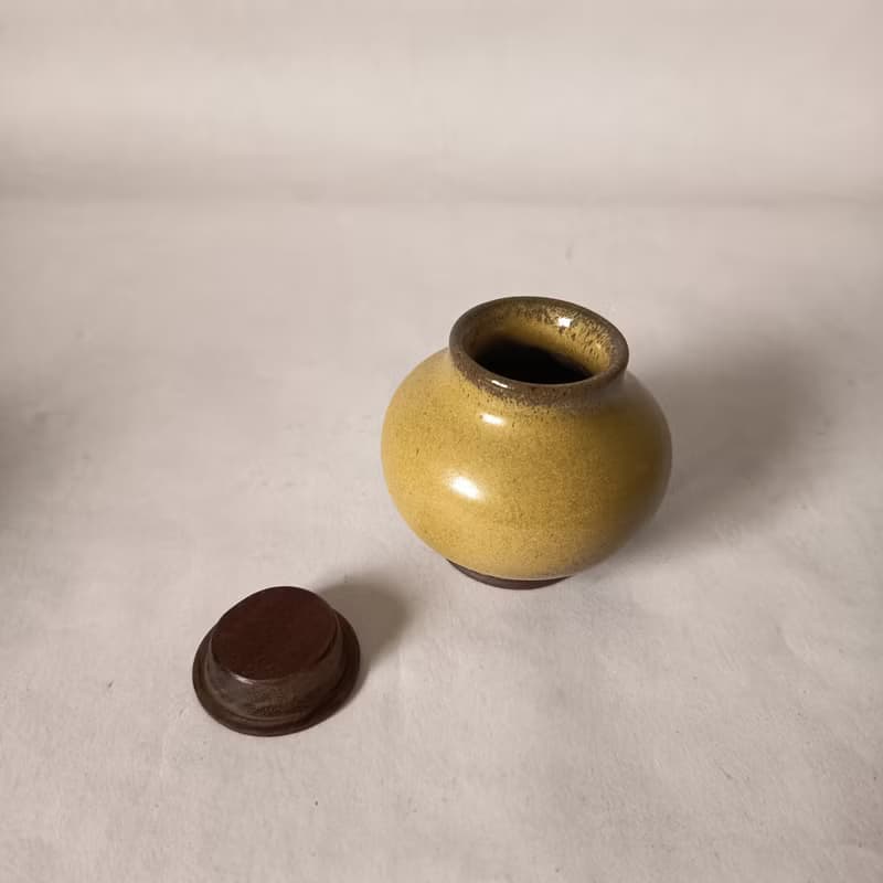 陶藝大師創作的茶倉茶葉罐香罐丹罐花器茶席道具