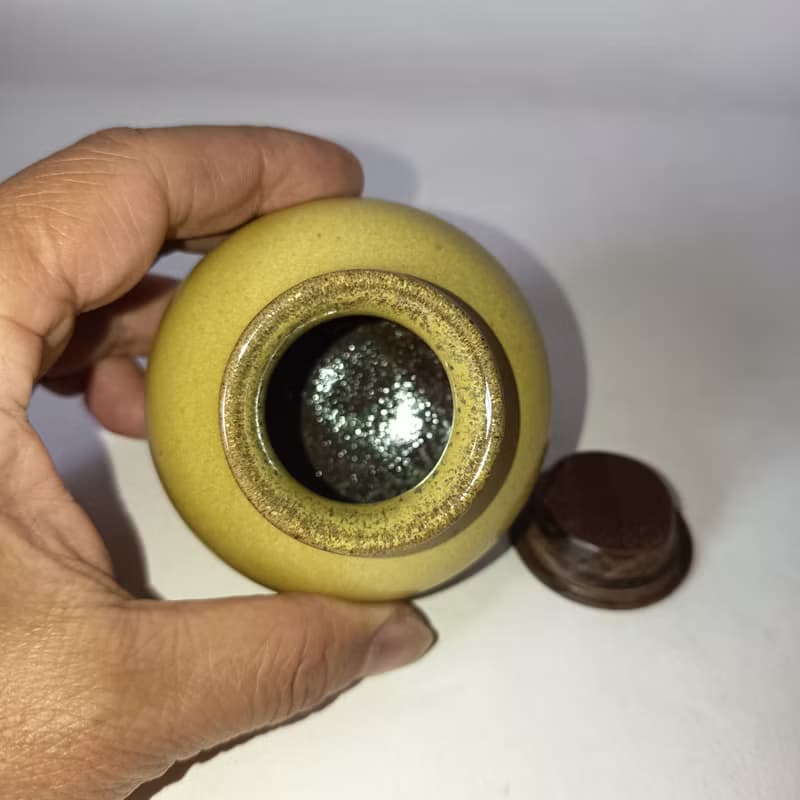陶藝大師創作的茶倉茶葉罐香罐丹罐花器茶席道具