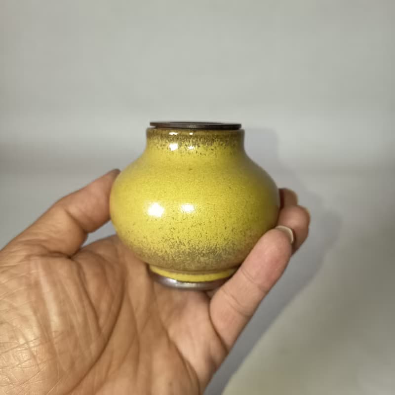 陶藝大師創作的茶倉茶葉罐香罐丹罐花器茶席道具