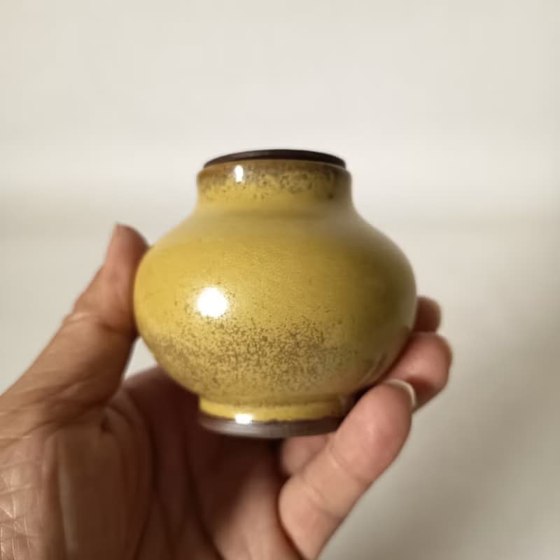 陶藝大師創作的茶倉茶葉罐香罐丹罐花器茶席道具