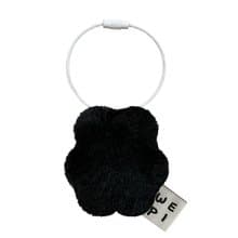 Micro kkamang key ring (5X5cm) /handmade fur mini doll present charm miniature