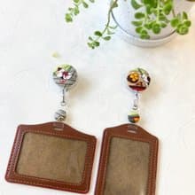 手作好禮 ALL PASS 貓咪伸縮扣環 +卡套 悠遊卡 證件套 卡夾