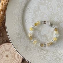 勇敢月亮石貔貅彈性手鍊