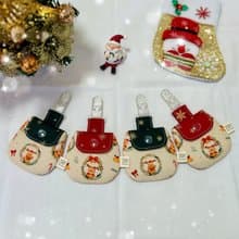 Toy mama文創 復古聖誕 平安符袋 護身符袋 祈福袋 彌月禮 耶誕節