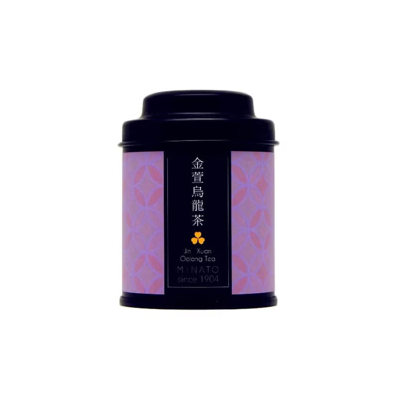 【茶粒茶】原片茶葉 質感霧黑Mini罐-金萱烏龍茶