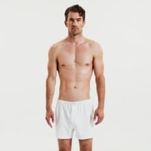 Bread & Boxers 兩件組 Jersey Boxer 柔彈平口內褲 - 白