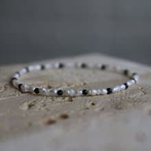 六月誕生石 手環 珍珠 月光石 尖晶石 - 小毛驢 -