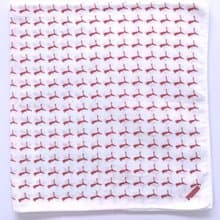 Vintage Puma Bandana, 19.5 x 20 inches, White, Cotton, Holiday Gifts