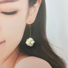 Kyra 小太陽花球形圓潤簡約耳環