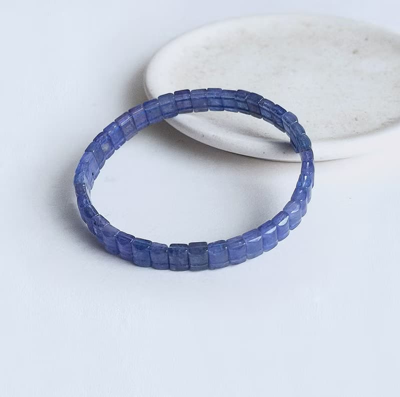 寶石系 天然礦石 坦桑石 手排