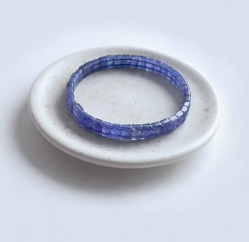 寶石系 天然礦石 坦桑石 手排