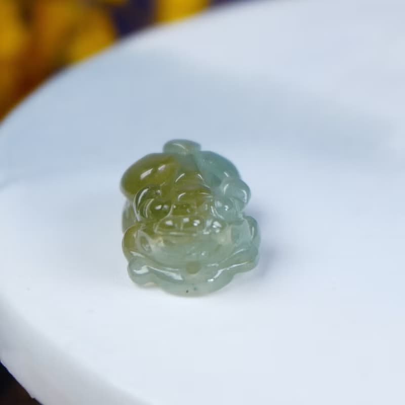 【招財神獸】冰雙彩翡翠招財貔貅 | 天然A貨翡翠 | 送禮