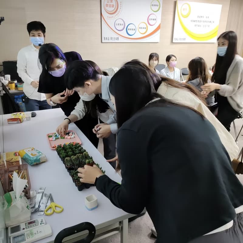 企業手作課程 | 再生牡蠣殼粉多肉植物小盆栽 | SDGs 體驗活動