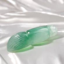 【願‧學業進步】冰飄陽綠翡翠文昌筆 | 天然緬甸A貨翡翠 | 送禮