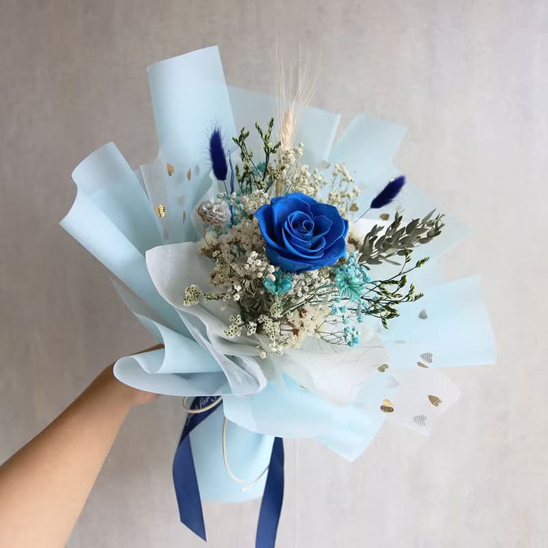 永生玫瑰花束 / 永生花花束 情人節花束 母親節花束