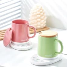 【WOOLY】*台灣製*智慧溫控馬克杯(附陶瓷杯蓋) 380ml