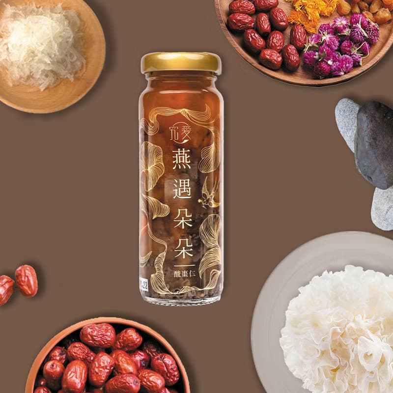 燕遇朵朵燕窩飲-酸棗仁(130ml)|安神好眠 燕窩絲 雪耳 送禮首選