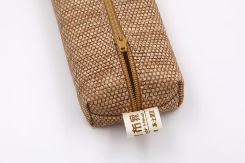 【紙布家】紙線編織 大餐具袋 淺棕色