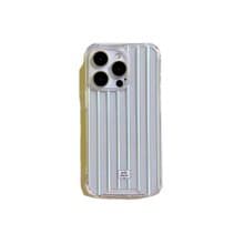 yellow stripes clear bumper case