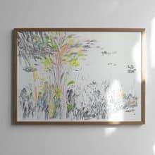 Linda Holmer - 瑞典藝術家設計海報 VANDRINGEN POSTER