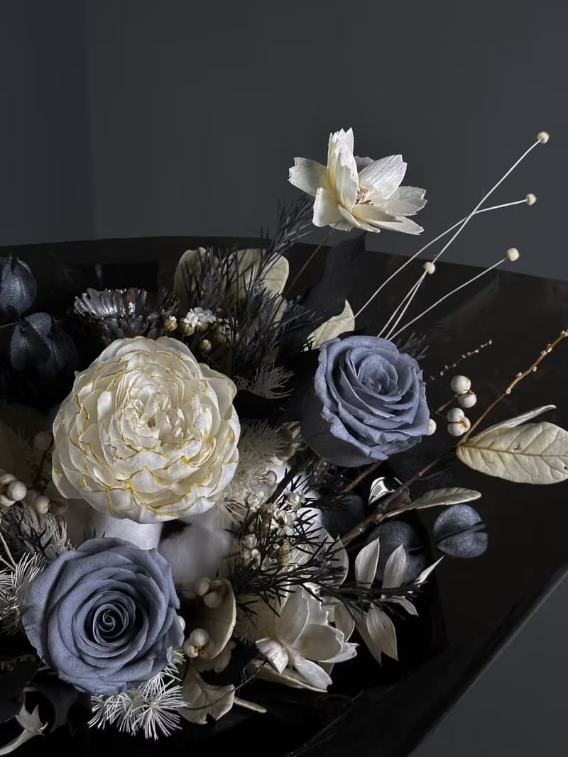 【心可以是黑的】永生花花束