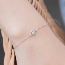 蛋白石925純銀心之石手鍊