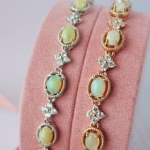 Natural Opal Bracelet Silver925.