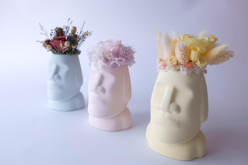 Goody Bag - 摩艾不凋花、永生花、乾燥花盆栽 2個一組福袋