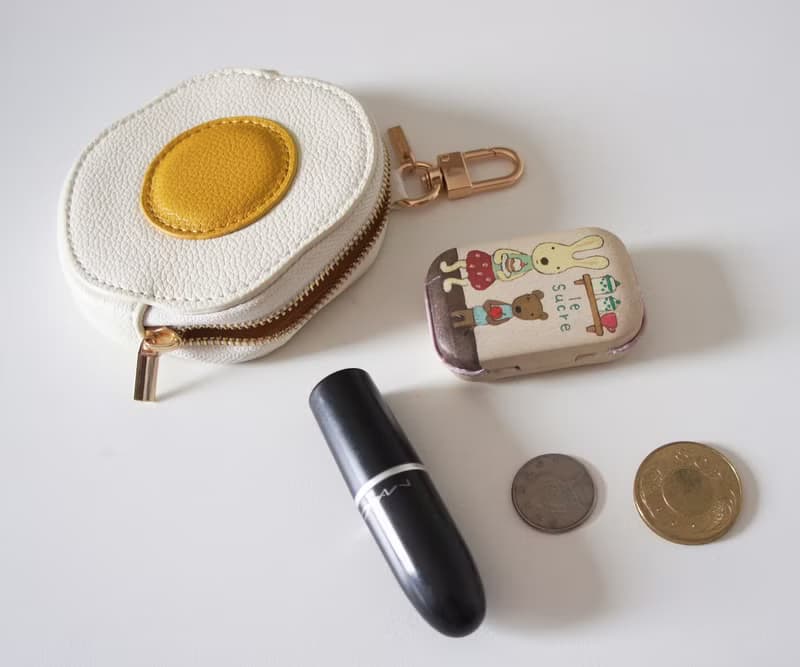 荷包蛋皮革造型零錢包 | 掛飾