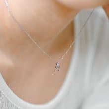 Wishbone許願骨 抗過敏醫療鋼項鍊 可配戴洗澡