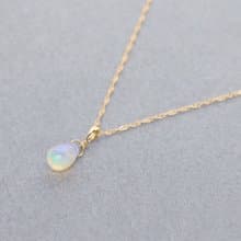 *数量限定* 10月誕生石 K10 大粒ウォーターオパール ネックレスチャーム ~BOURGEON~  (チェーンのセット購入できます)