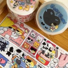 【第十三彈】kitten/糟糕的一天主題手帳和紙膠帶