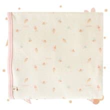 【SISSO有機棉】草莓甜筒兔萊賽爾棉多用途萬用巾