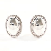 【日本直送 中古美品】ジョージジェンセン Georg Jensen イヤリング イヤークリップ シルバー925 シルバー アクセサリー 新品仕上げ済み