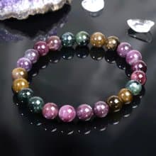 一圖一物│#599 8mm 黑玫瑰碧璽水晶手鍊 開運招財招貴人 輕奢