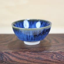 【母親節禮物】60ml 湛海 天目釉 圓滿茶杯 鶯歌名家葉敏祥作品