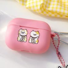 招財貓粉色AirPods Pro保護套/贈吊飾